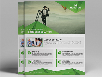 New Corporate Flyer Template Design