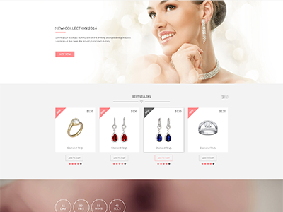 Taj – eCommerce Bootstrap Template ecommerce fashion store html shop template jewelry shop jewelry store online store