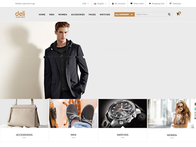 Deli – eCommerce HTML Template is a new HTML template blog bootstrap clothes shop ecommerce fashion fashion shop fashion theme html5 portfolio shoe shop theme shopping