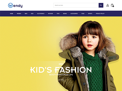 Wendy - Responsive Fashion Shopify Theme clothes digital electronics fashion furniture html5 kids mobile shopify shopping sports tee