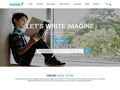 Writer – eCommerce Bootstrap Template