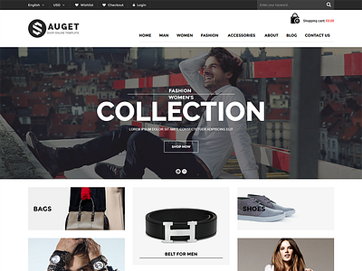 Sauget - Multipurpose WooCommerce Theme