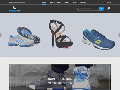 FashionFeet – eCommerce HTML Template bootstrap ecommerce ecommerce template fashion store html shop template html5 jewelry shop jewelry store online store shop
