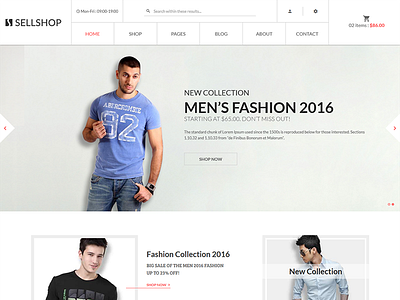 Sell Shop - eCoommerce HTML5 template