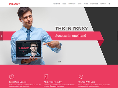 Intensy - Multipurpose HTML5 Template agency company creative business fashion individual agencies portfolios product service