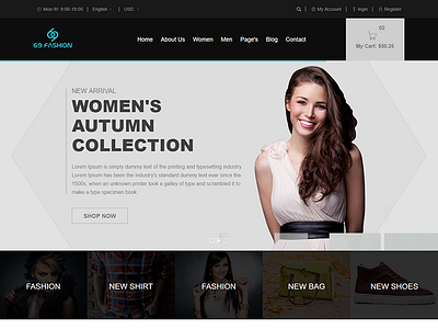 69 fashion - eCommerce Responsive Bootstrap Template