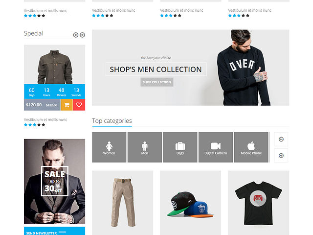 Rammus - Multipurpose HTML eCommerce Template by DevItems on Dribbble
