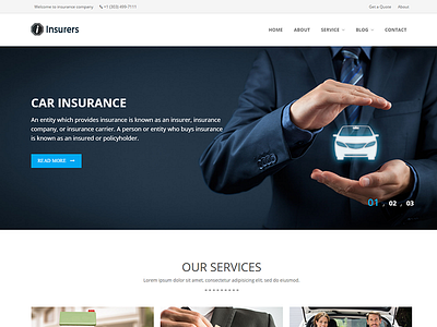 Insurers - Insurance Agency WordPress Theme brokers business corporate finance insurance insurance agency insurance agents insurance company landing page startup