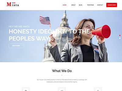 Miata – Political WordPress Theme
