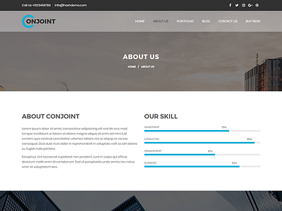 Conjoint - Corporate WordPress Theme