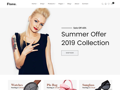 Flone - Minimalist eCommerce Shopify Theme