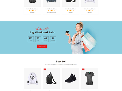 Eliza - eCommerce Bootstrap 4 Template by DevItems on Dribbble