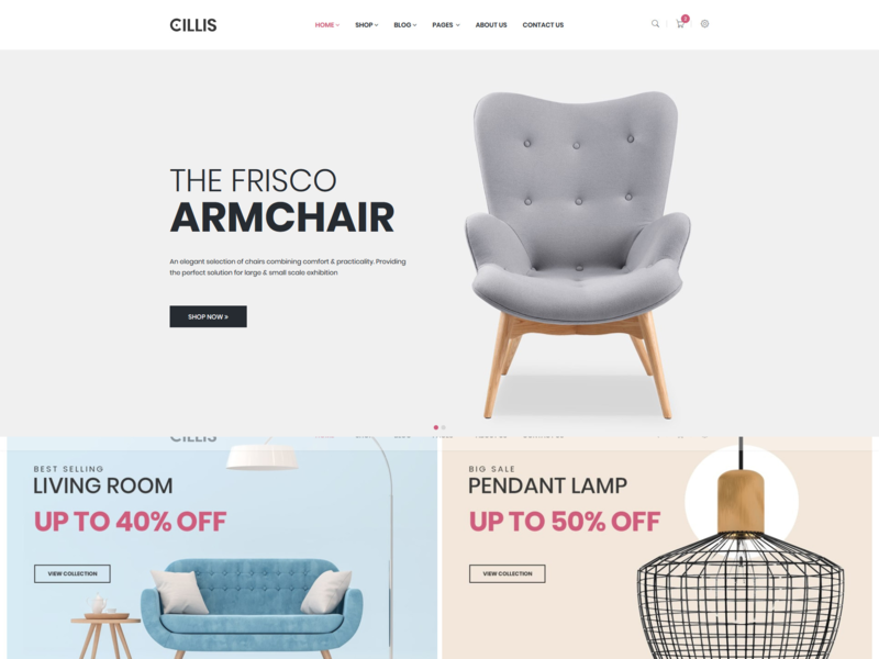 Cillis Furniture Store Html Template By Devitems On Dribbble