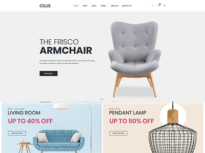 Cillis - Furniture Store HTML Template