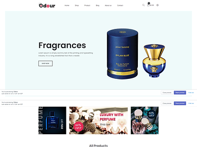 Odour - Perfume Store Shopify Theme