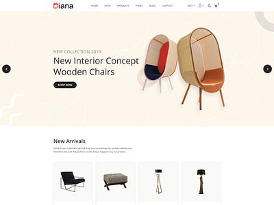Diana Furniture Shopify Theme bootstrap chair furniture furniture shop furniture store handmade html5 interior design interior furniture shop interior store luxury furniture modern furniture responsive shopify sofa table wood furniture