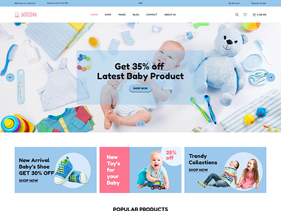 Baby Shop Shopify Theme Jadusona babies store baby baby ecommerce baby kids baby shop baby store babysitter bootstrap html5 kids shop kids store responsive shopify shopify ecommerce shopify template shopify theme