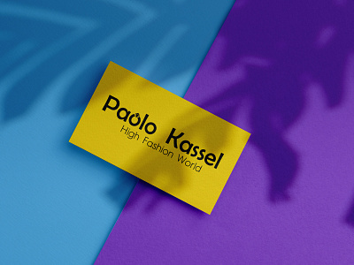 Paolo Kassel Text Logo and BC graphic design logo