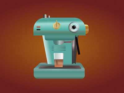 Retro Expresso Coffee Machine