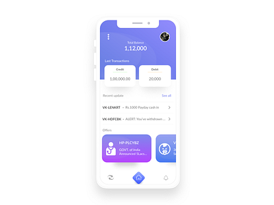 Financial Application ui ux