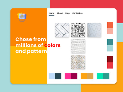 Tiles Website Design app branding design graphic design illustration logo typography ui ux vector