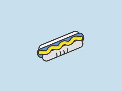 Swedish Hotdog food food icon icon illustration sweden swedish hotdog travel