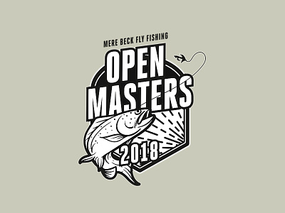 Fly Fishing Open Masters 2018 branding competition fishing fly fishing outdoors poster