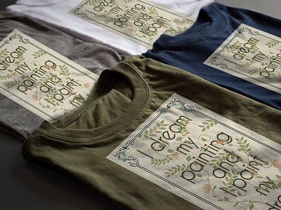 T shirt art déco bag illustrator nature print t shirt type typography vector