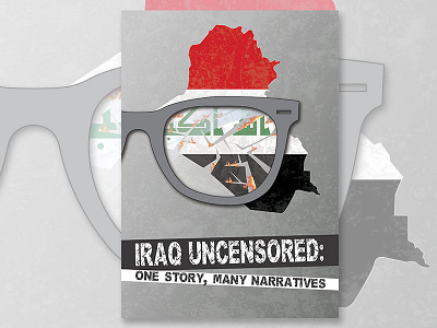 Iraq Uncensored flat flyer iraq poster