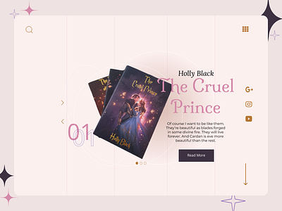 The Cruel Prince - Landing Page