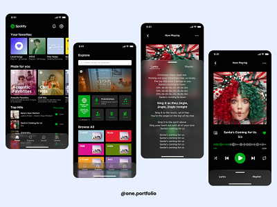 Spotify Redesign Mobile APP design figma mobile app mobile design music music app music streamer product design redesig spotify spotify music ui ui design ui trends uiux user experience user interface