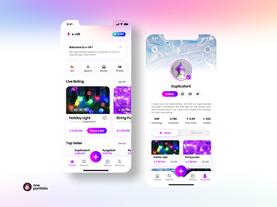 NFT Marketplace Mobile App