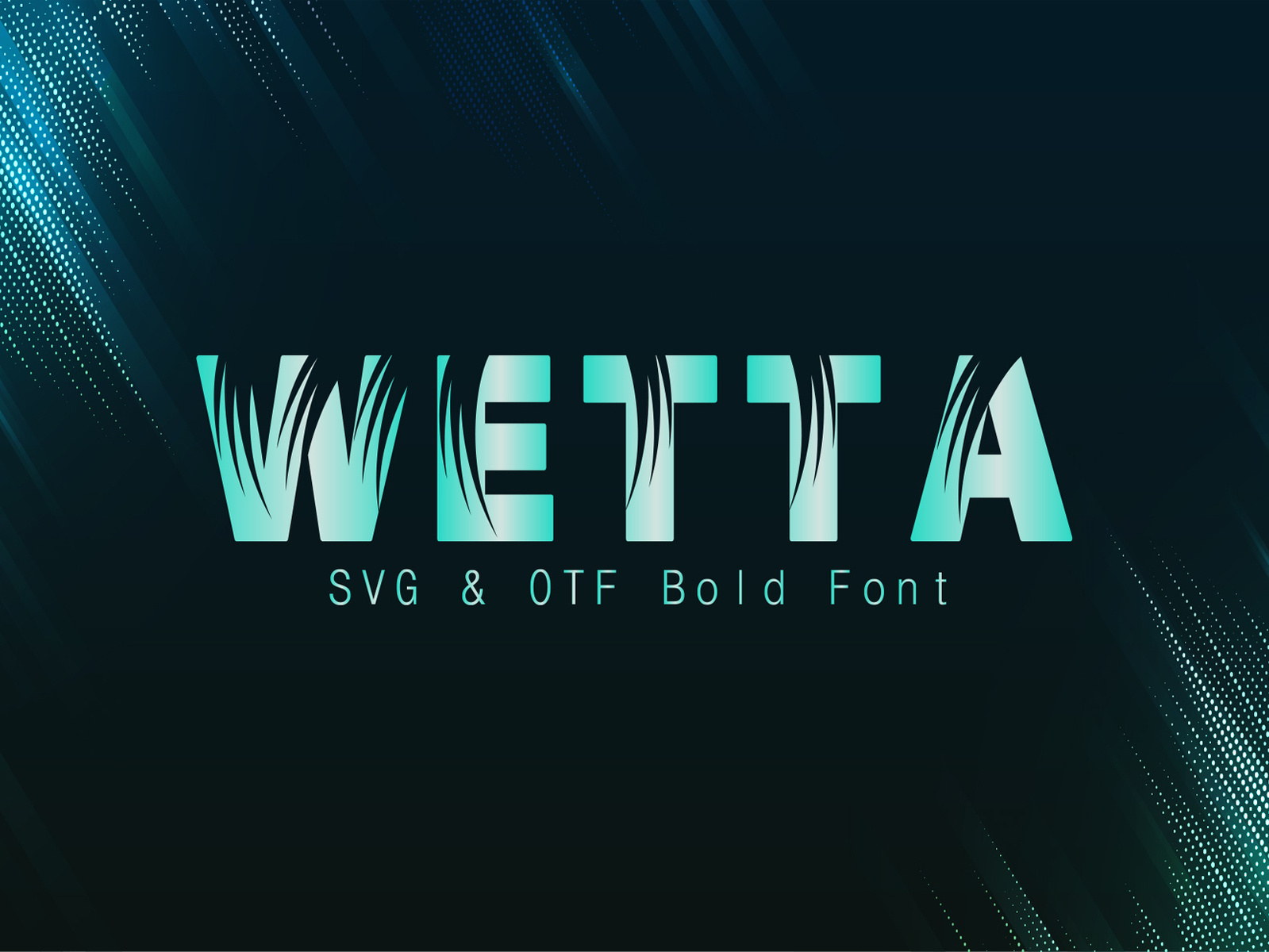 Wetta Regular Font by eSSe Graphic on Dribbble