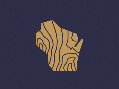 Wood Workin Wisconsin bold branding concept design furniture geometric grit illustration logo mark minimal shapes vector wisconsin wood woodshop