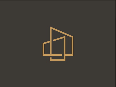 Architecture Mark abstract architechture branding concept gold logo logo grid mark minimal unused