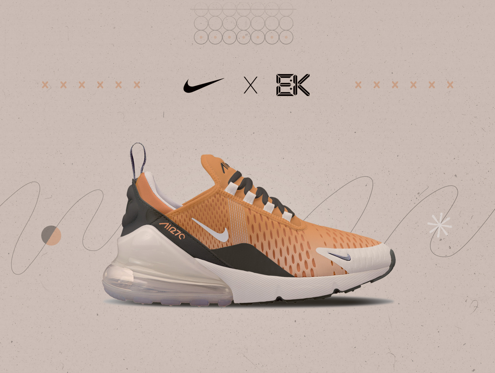 Orange ombre clearance 'air max 270