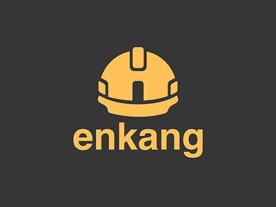 enkang branding construction icon identity logo wip