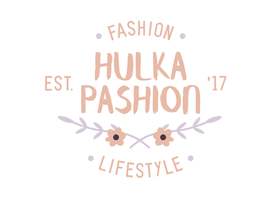 Hulka Pashion Logo Design blog brand fashion identity lifestyle logo mark wip