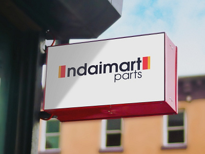 Ndaimart parts signage artbystino branding car identity logo shop signage