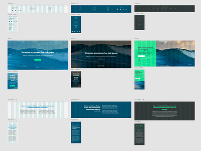 Pick & Mix adobe xd components design design system template design website website design xd