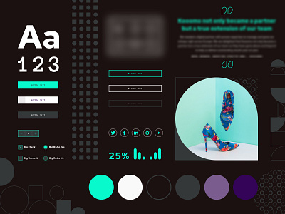 Neon & Ultra Violet adobe xd design design system ui ux website website design xd