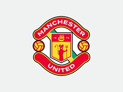 Manchester United brand design brand identity branding crest emblem england football identity logo manchester premierleague red devils united