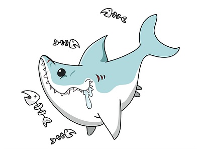 SHARKY adobeillustator animation characterdesign illustration vector