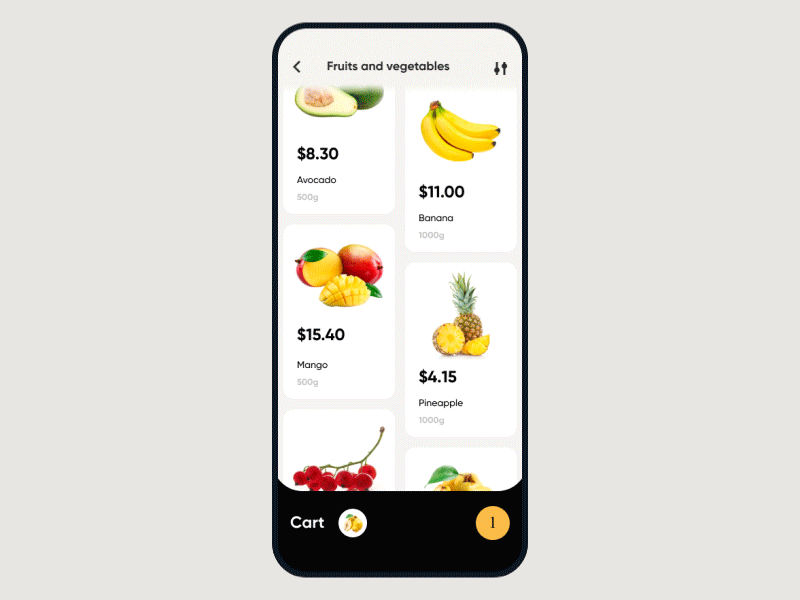 Grocery App with Flutter