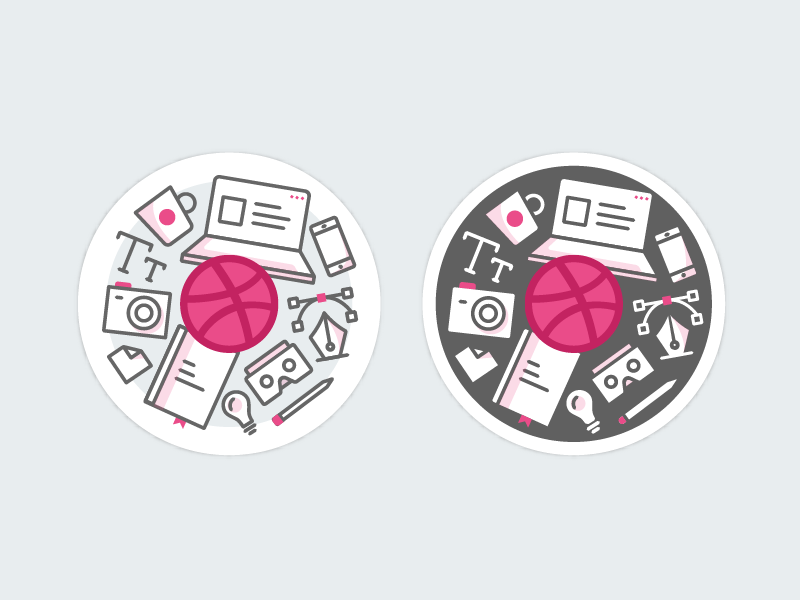 Dribbble Sticker creative icons design assets playoff mule sticker dribbble