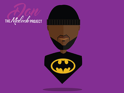 Don of the Maledo Project avatar batman graphic design illustration logo podcast profile