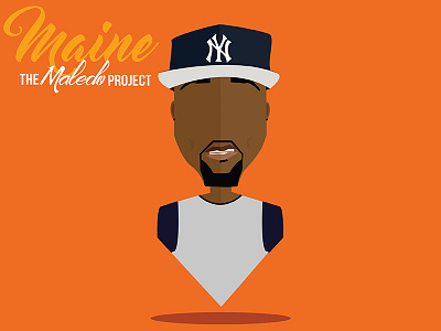 Maine of the Maledo Project avatar graphic design illustration logo podcast profile