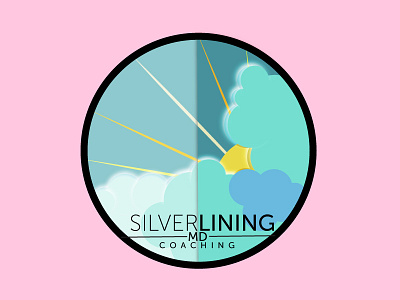 Silver Lining clouds illustration logo rays silverlining sky sun