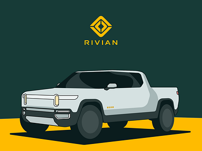 Rivian truck illustration