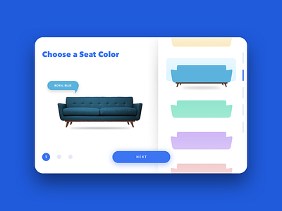 Sofa Seat ui ux web